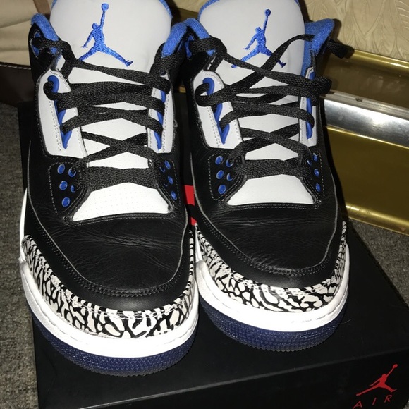 Jordan retro 3 “sport blue” - Picture 2 of 7